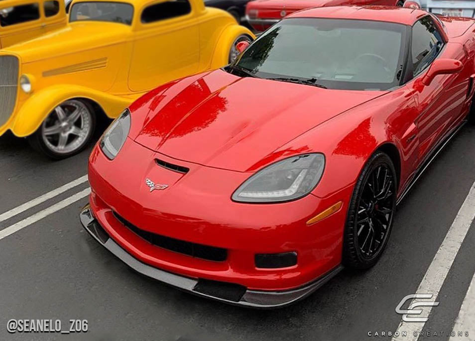 2005-2013 Chevrolet Corvette Carbon Creations GT500 Carbon Fiber Front Lip