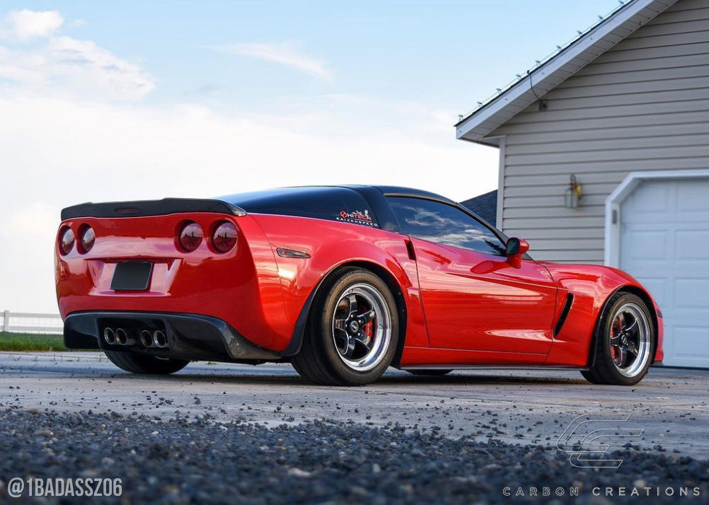 2005-2013 Chevrolet Corvette C6 Carbon Creations GT500 Rear Diffuser - 1 Piece