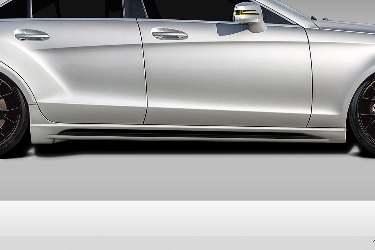 2012-2015 Mercedes CLS Duraflex Eros Version 1 Side Skirts