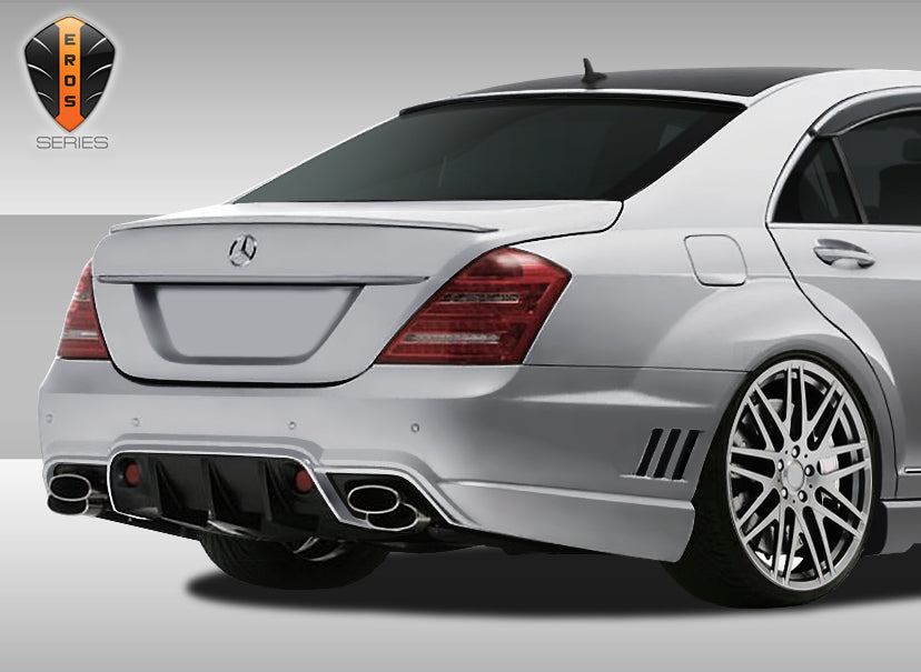2010-2013 Mercedes S Class W221 Eros Version 2 Rear Bumper Cover - 1 Piece