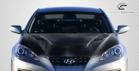 2010-2012 Hyundai Genesis Carbon Creations Vader Carbon Fiber Hood