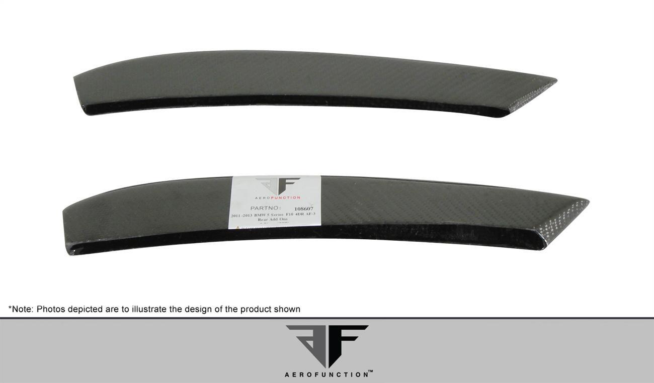 2011-2016 BMW 5 Series Aero Function AF-3 Carbon Fiber Rear Lip