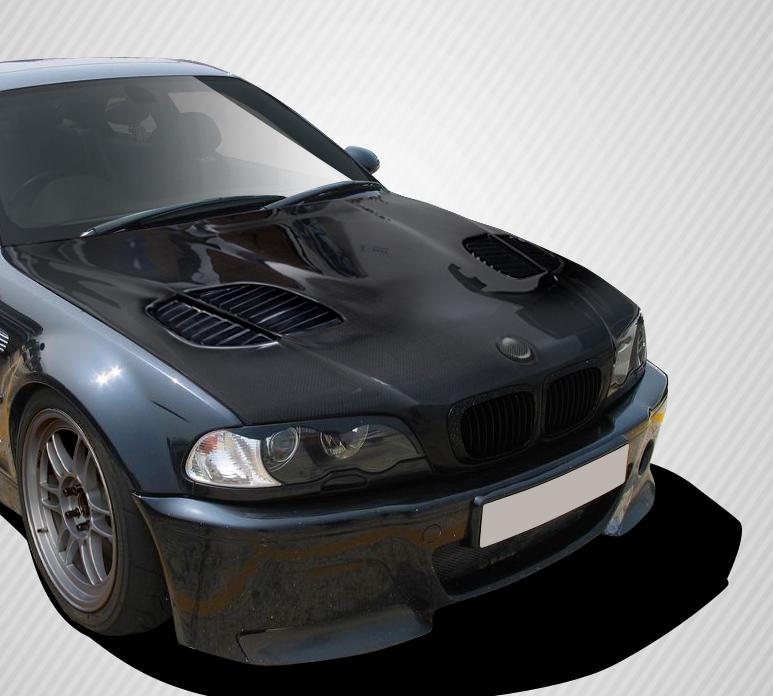 2000-2006 BMW 3 Series Carbon Creations GTR Carbon Fiber Hood