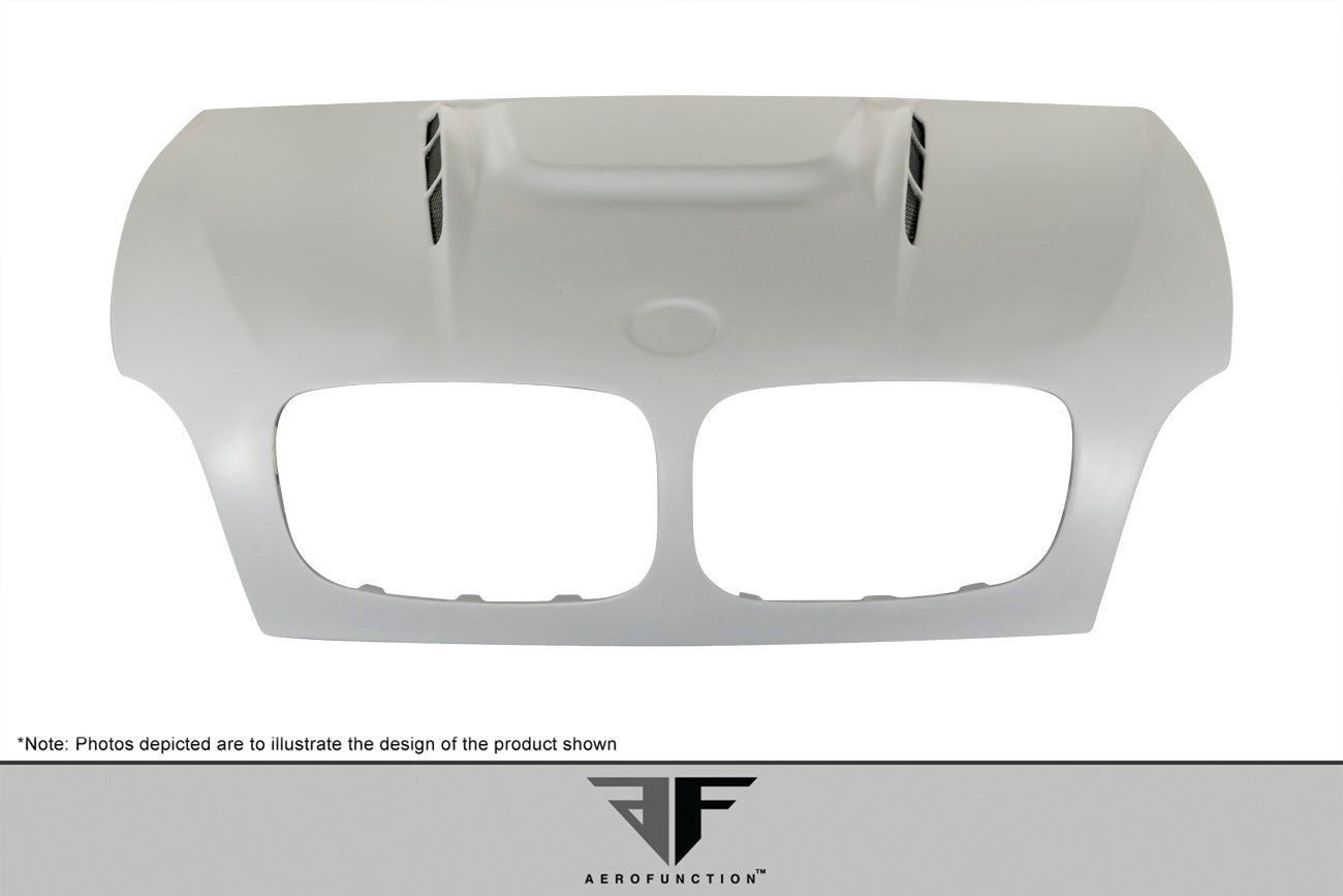 2008-2014 BMW X6 X6M E71 2007-2013 BMW X5 E70 AF-5 Hood ( GFK ) - 1 Piece