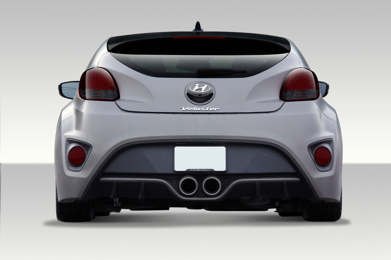 2012-2017 Hyundai Veloster Duraflex Turbo Look Rear Bumper