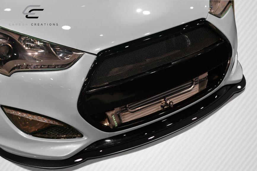 2012-2017 Hyundai Veloster Carbon Creations GT Racing Carbon Fiber Front Lip