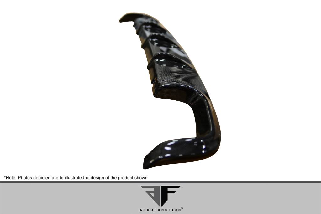 2010-2013 Mercedes E Class W212 AMG Sport Carbon AF-3 Rear Diffuser ( CFP ) - 1 Piece