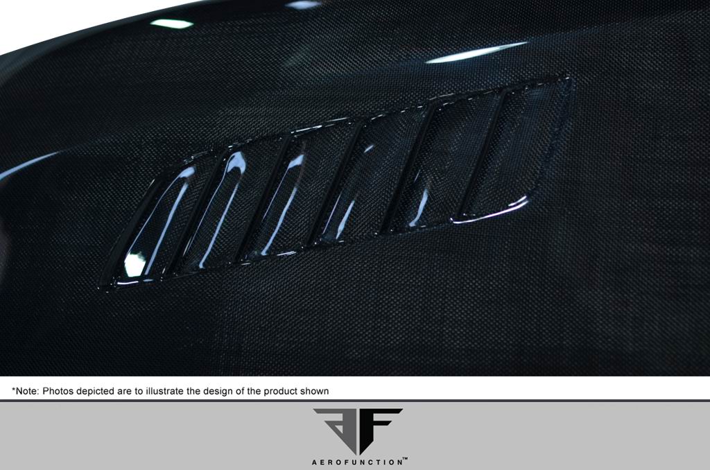 2007-2010 BMW 3 Series Aero Function AF-1 Carbon Fiber Hood