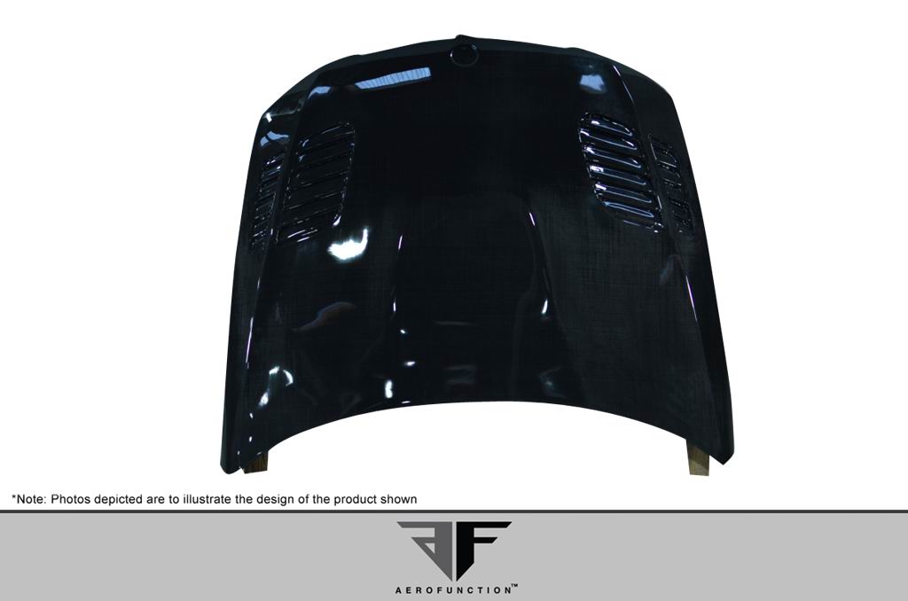 2006-2008 BMW 3 Series E90 4DR Carbon AF-1 Hood ( CFP ) - 1 Piece