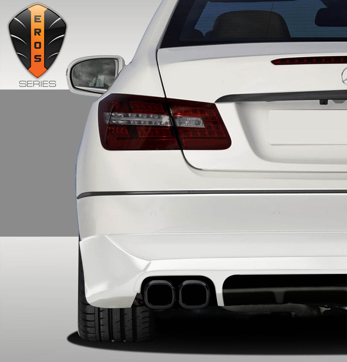 2010-2013 Mercedes E Class Duraflex Eros Version 1 Rear Lip