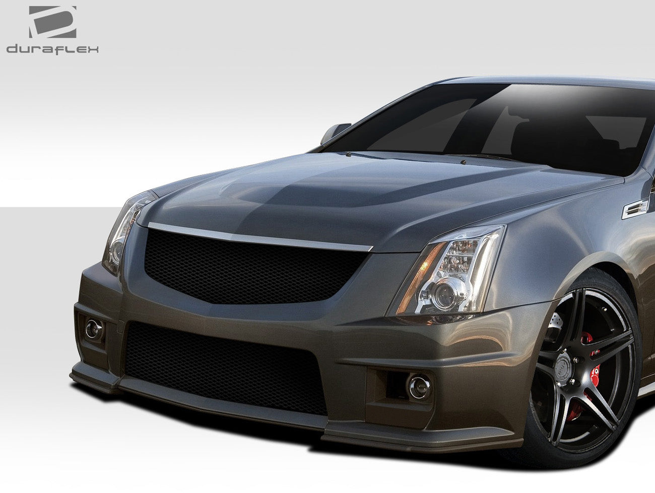 2008-2013 Cadillac CTS Duraflex CTS-V Look Front Bumper Cover - 1 Piece