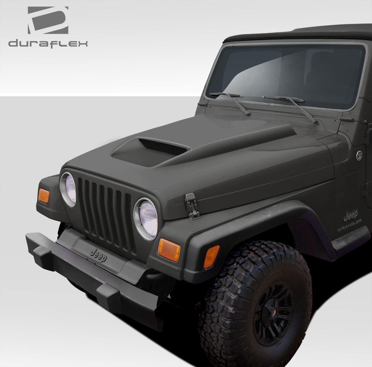 1997-2006 Jeep Wrangler Duraflex CVX Hood