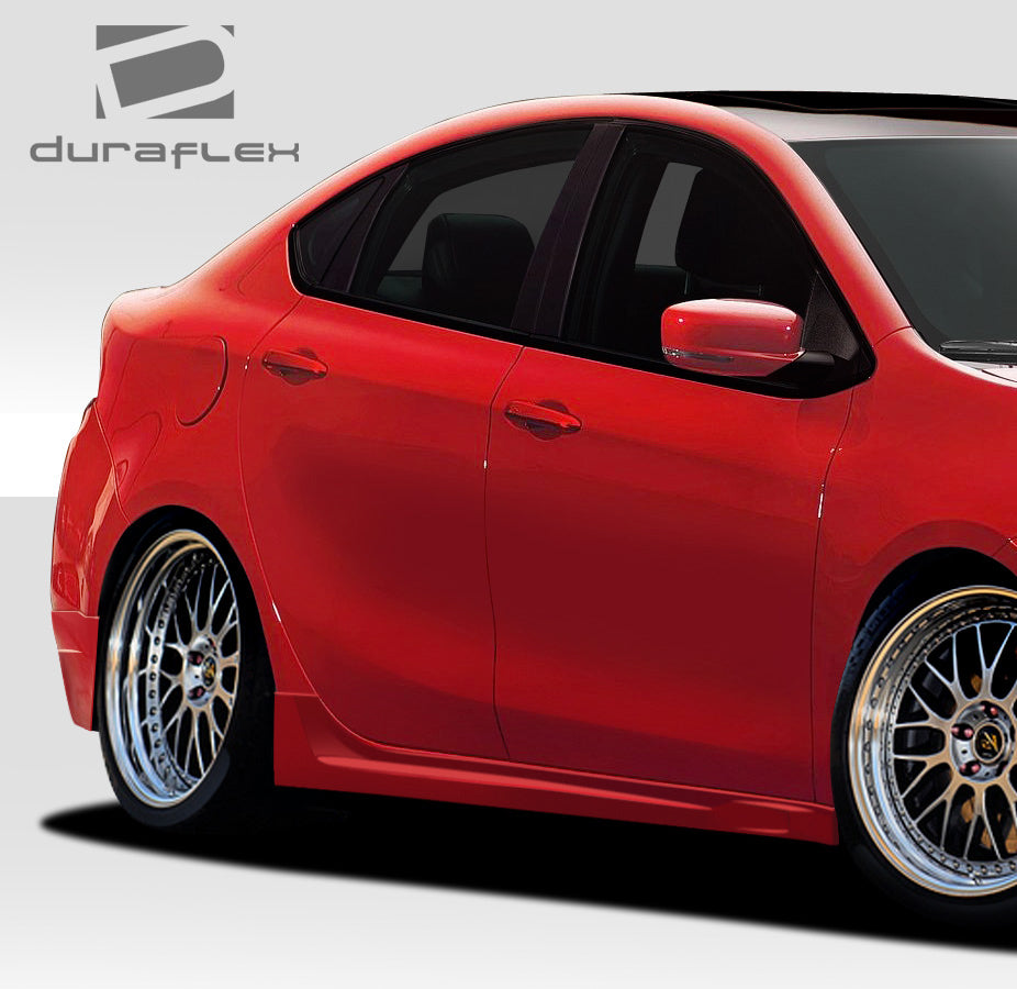 2013-2016 Dodge Dart Duraflex Racer Side Skirt Rocker Panels - 2 Piece