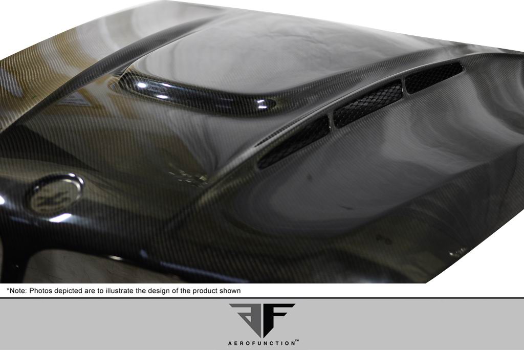 2008-2014 BMW X6 Aero Function AF-5 Carbon Fiber Hood