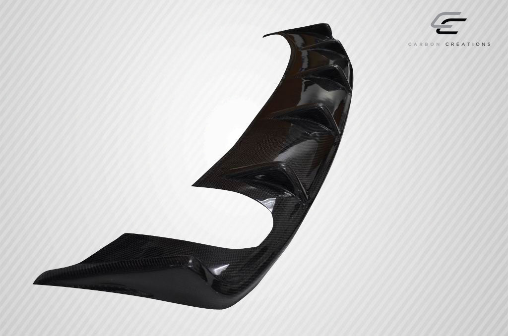 2008-2017 Mitsubishi Lancer 4DR Carbon Creations M Power Rear Diffuser - 1 Piece