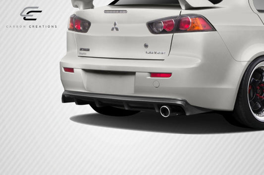 2008-2017 Mitsubishi Lancer Carbon Creations M Power Carbon Fiber Rear Lip