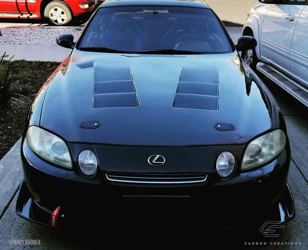 1992-2000 Lexus SC Carbon Creations TS-1 Carbon Fiber Hood