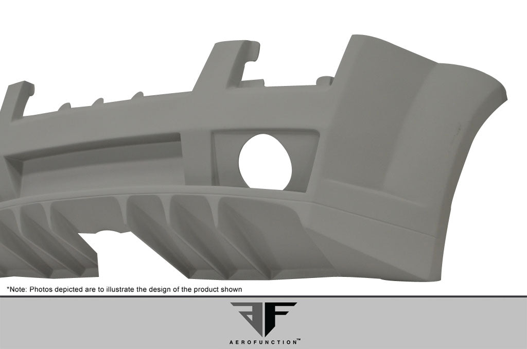 2004-2008 Lamborghini Gallardo AF-1 Wide Body Rear Bumper Cover ( GFK ) - 1 Piece