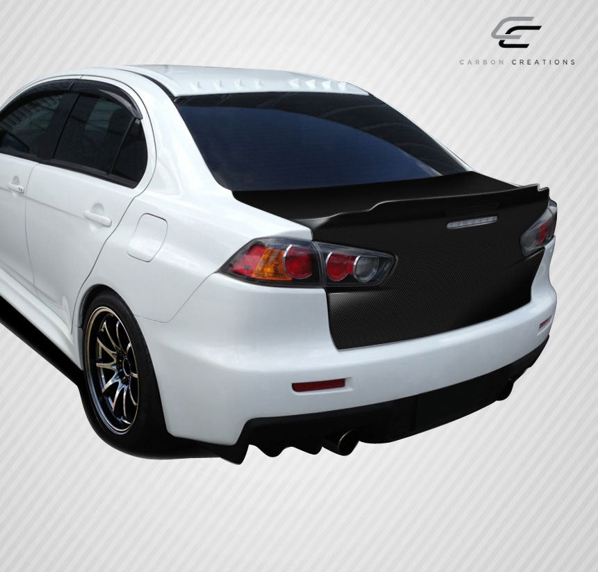 2008-2017 Mitsubishi Lancer Carbon Creations GT Concept Carbon Fiber Trunk