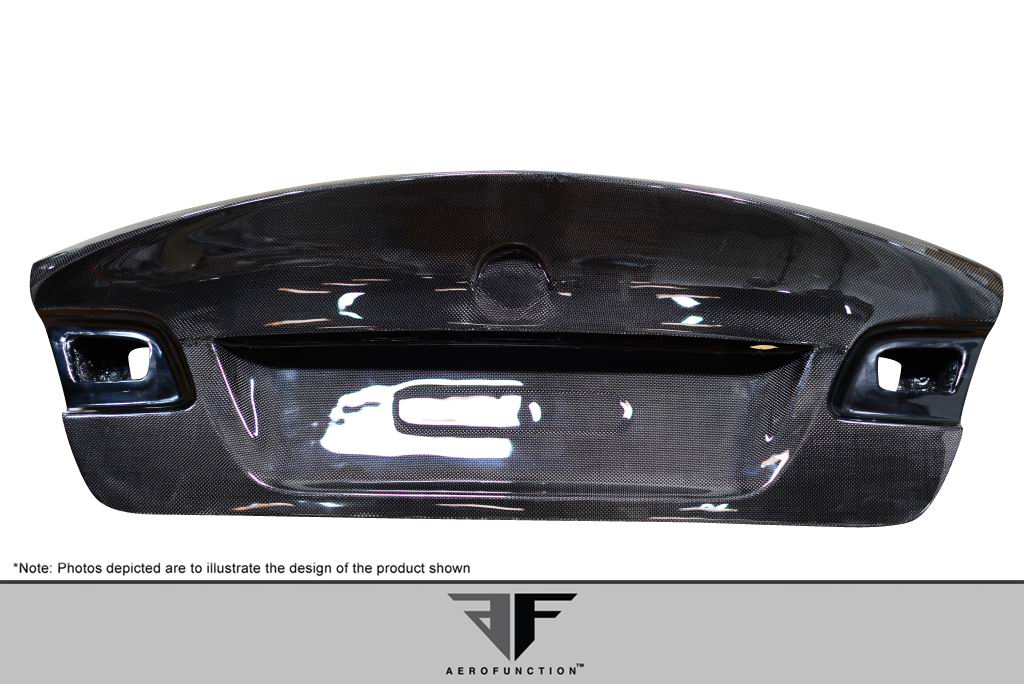 2007-2013 BMW 3 Series Aero Function AF-3 Carbon Fiber Trunk