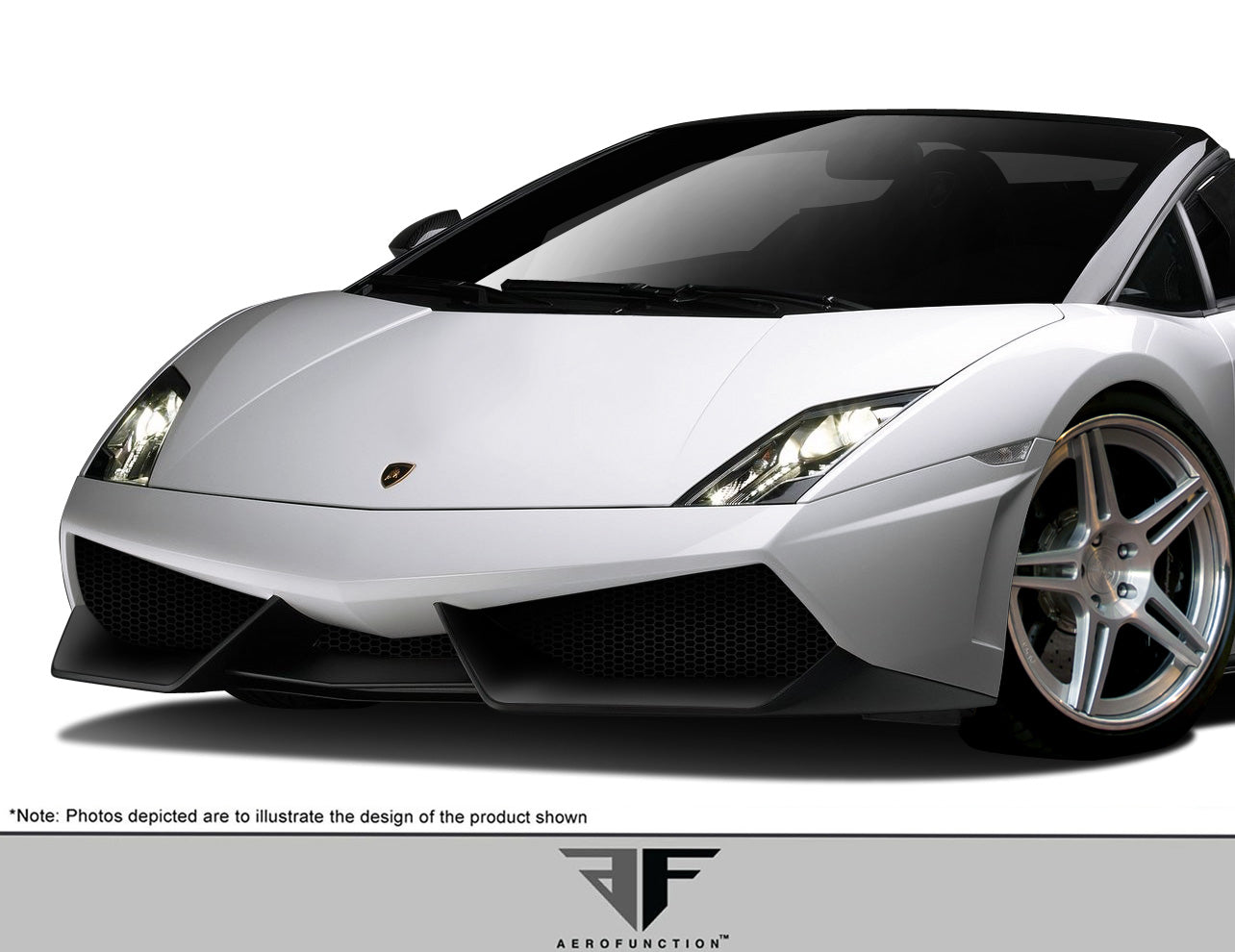 2009-2013 Lamborghini Gallardo Aero Function AF-2 Front Bumper