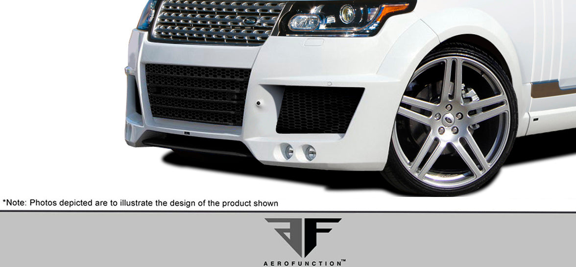 2013-2021 Land Rover Range Rover AF-1 Wide Body Front Diffuser ( GFK ) - 1 Piece (S)
