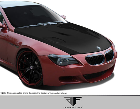 2004-2010 BMW 6 Series Aero Function AF-1 Carbon Fiber Hood
