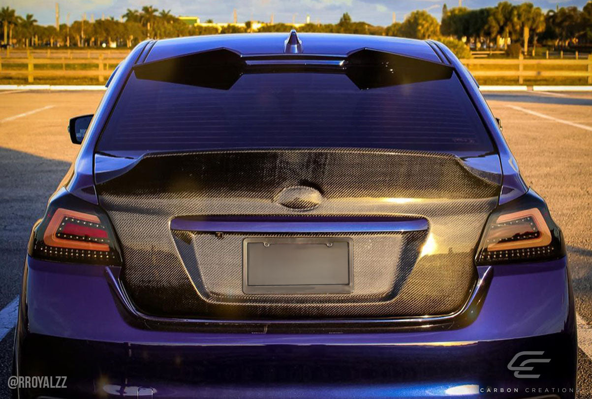 2015-2021 Subaru WRX Carbon Creations NBR Concept Trunk - 1 Piece