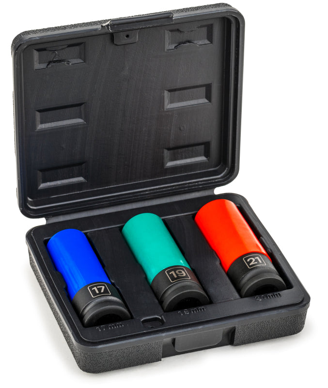 Griots Garage magnetic protective wheel socket set for automotive hardware, featuring durable, precision-engineered tools.
