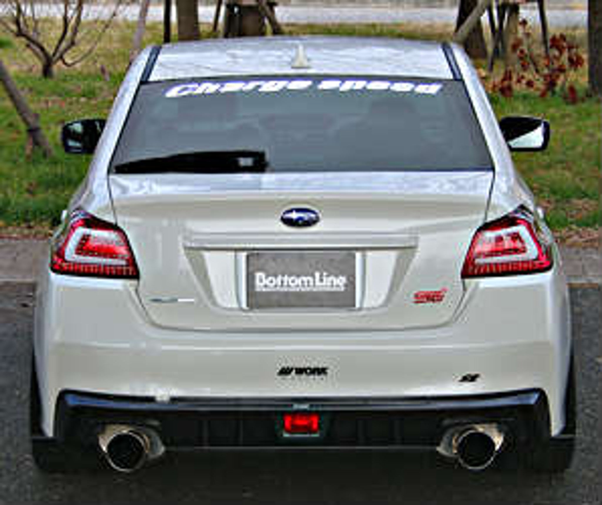 Charge Speed 2018-2021 Subaru WRX STi 4 Doors Sedan VA-D BottomLine FRP Lip Kit With Type 2 Side Skirts for STi