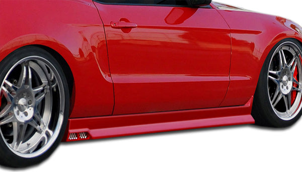 2005-2014 Ford Mustang Duraflex Racer 3 Side Skirts