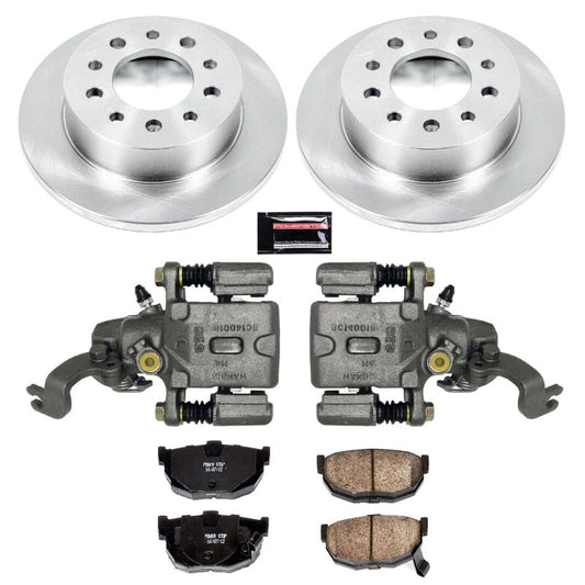 PowerStop rear Hyundai Tiburon brake kit with calipers, OE-style automotive brake system, for 2004-2008 models.