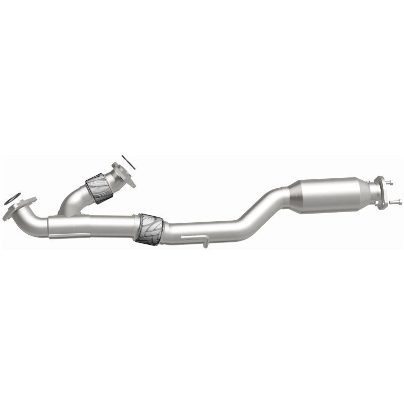 MagnaFlow catalytic converter for Nissan Murano 3.5L (2009-2014), direct fit replacement, showing the metal structure and inlet/outlet ports.