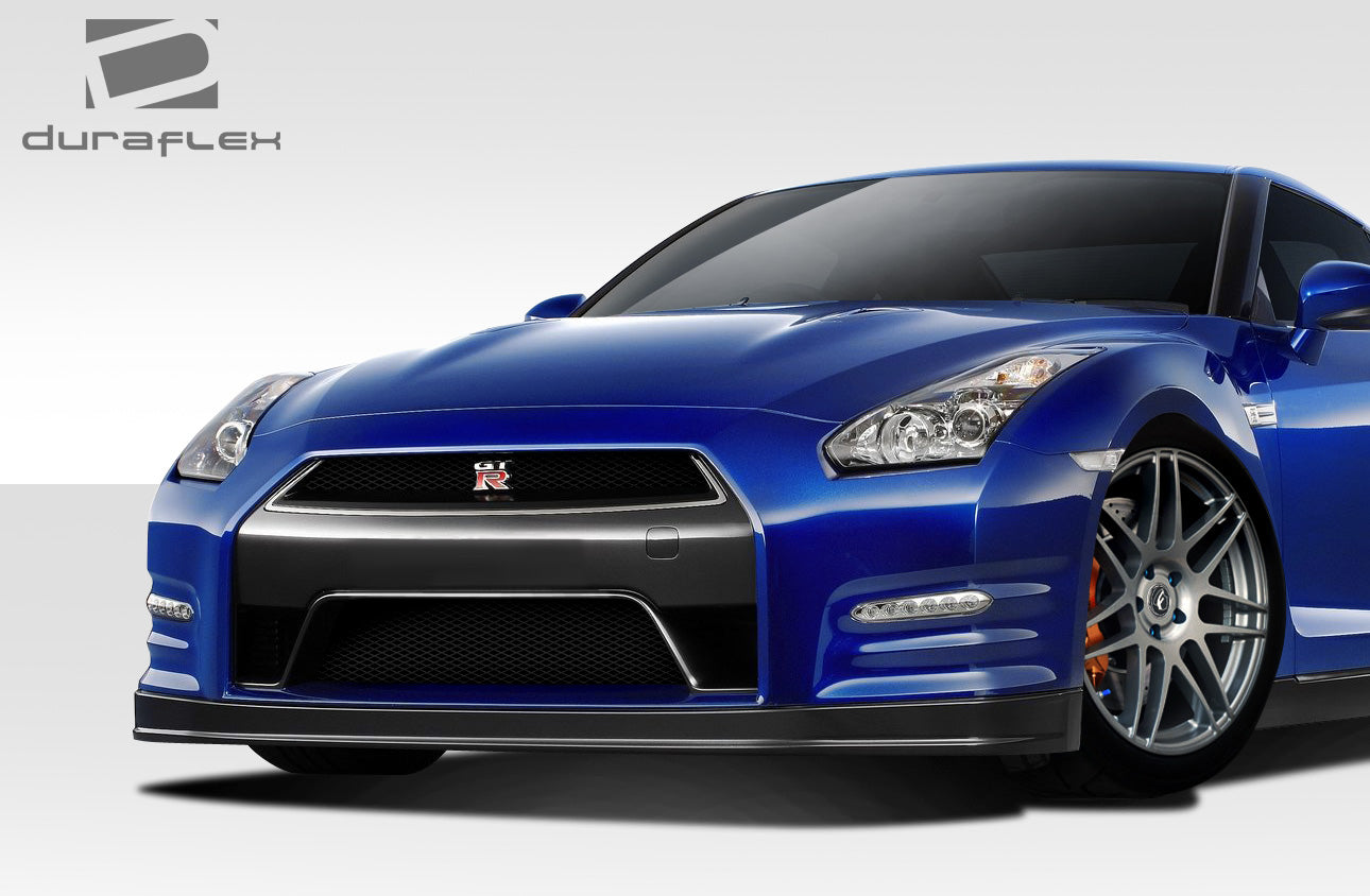 2009-2016 Nissan GT-R R35 Duraflex OEM Facelift Look Conversion Front Bumper Cover - 1 Piece (S)