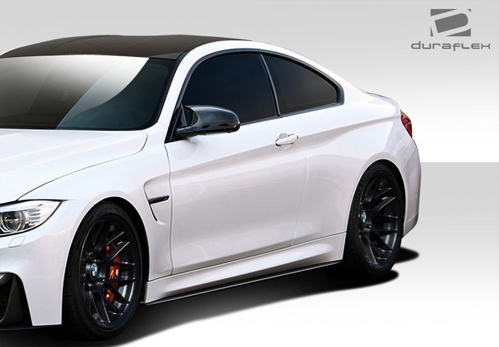 2014-2020 BMW M4 F82 / 4 Series F32 Duraflex M Performance Look Side Skirt Splitters - 2 Piece (S)