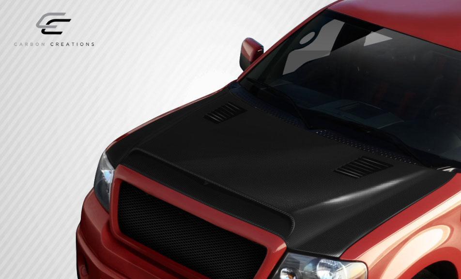 2004-2008 Ford F150 Carbon Creations Super Snake Carbon Fiber Hood