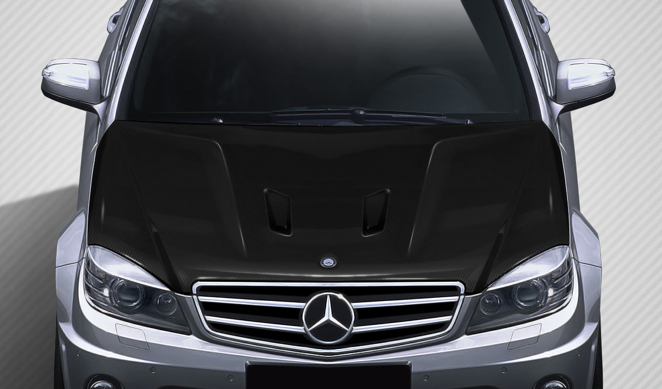 2008-2011 Mercedes C63 Carbon Creations Black Series Look Carbon Fiber Hood