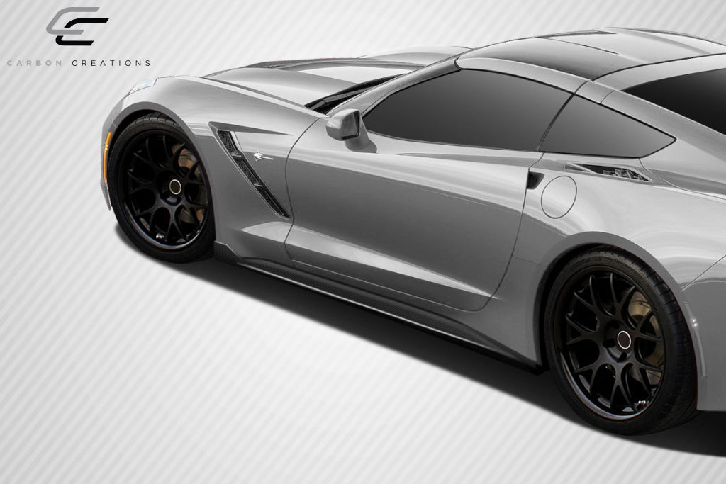 2014-2019 Chevrolet Corvette Carbon Creations GT Concept Carbon Fiber Side Skirts