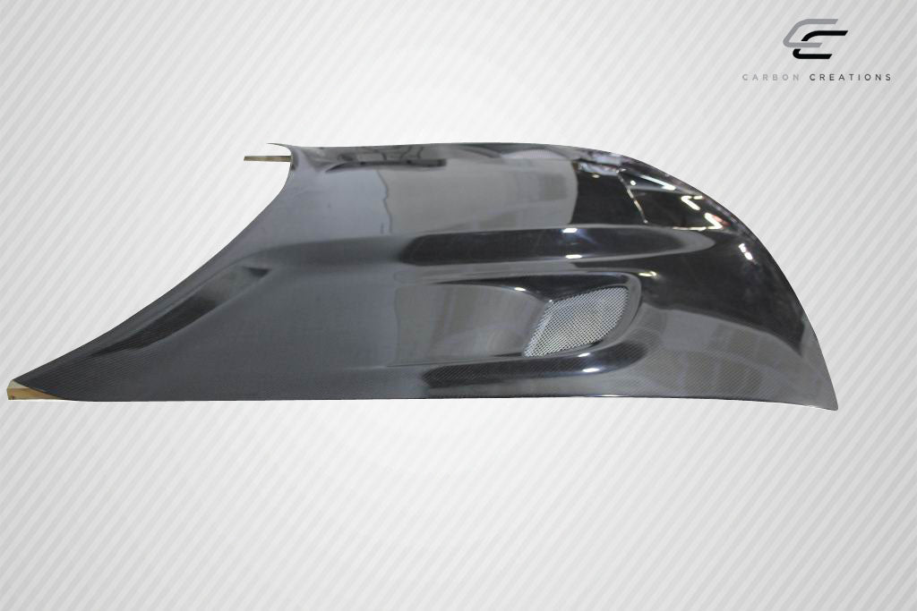 2008-2023 Dodge Challenger Carbon Creations Dritech Hellcat Look Hood - 1 Piece