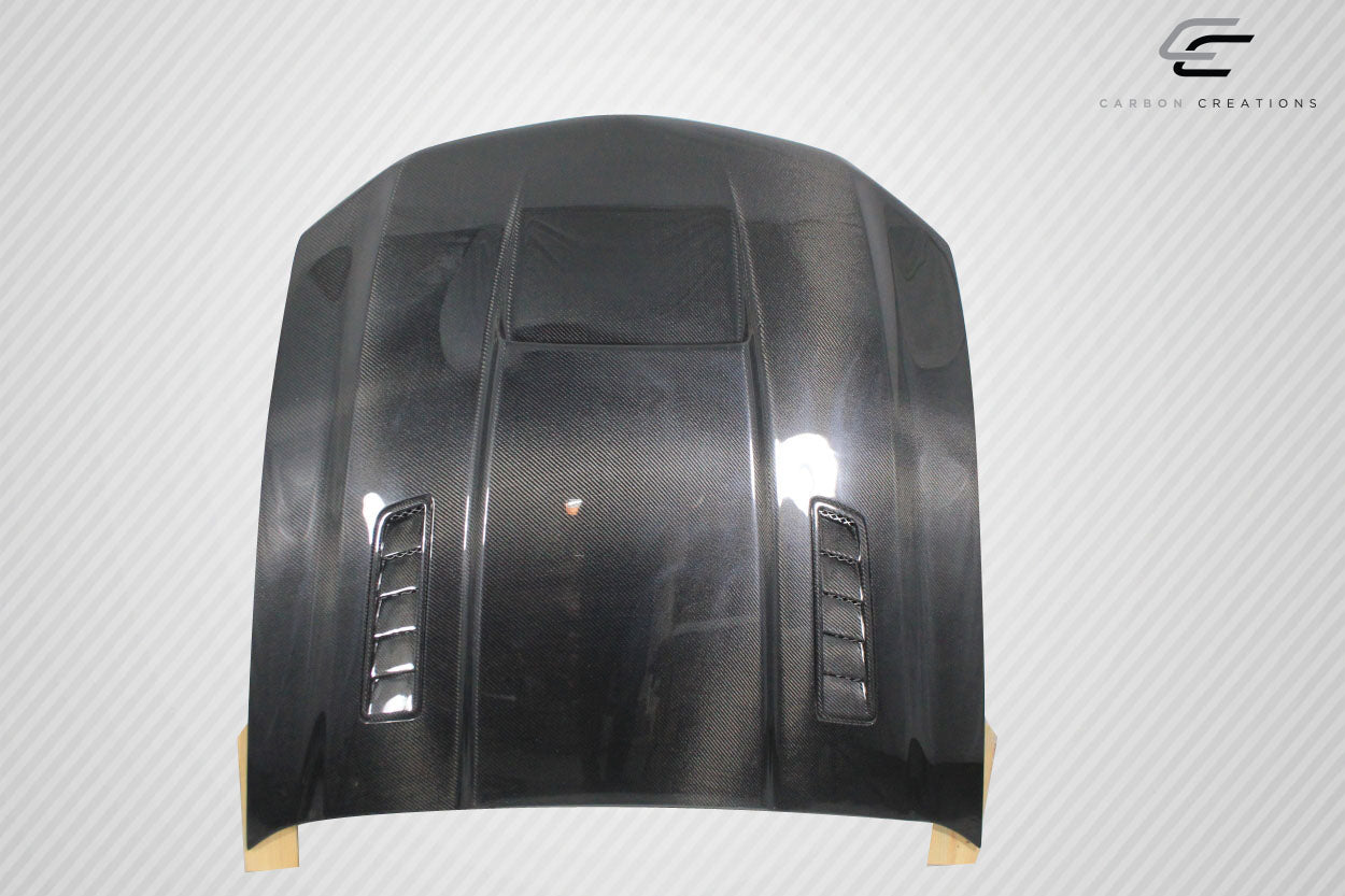 2010-2012 Ford Mustang Carbon Creations Dritech CVX Version 3 Hood - 1 Piece