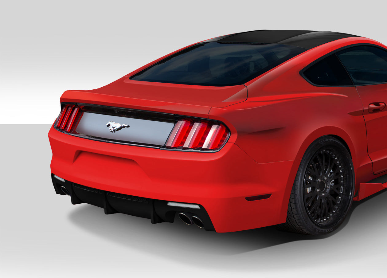 2015-2017 Ford Mustang Duraflex Grid Rear Bumper Cover - 1 Piece (S)