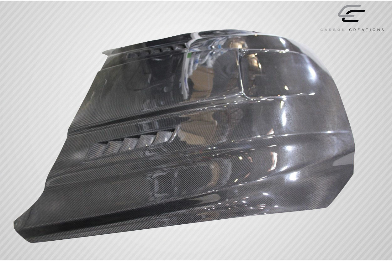 2015-2017 Ford Mustang Carbon Creations CVX Hood - 1 Piece