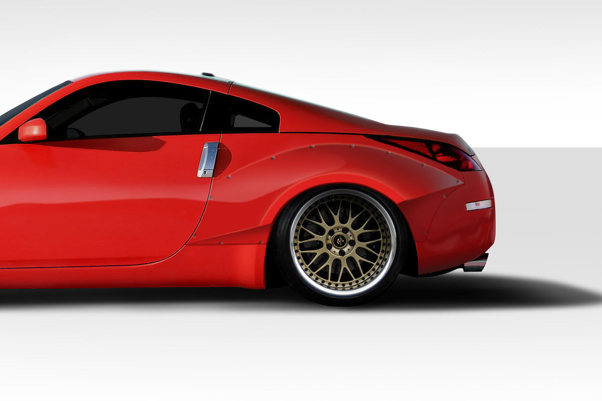 2003-2008 Nissan 350Z Z33 Duraflex Circuit Fender Flares Kit - 4 Piece