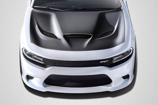 2015-2023 Dodge Charger Carbon Creations Hellcat Carbon Fiber Hood