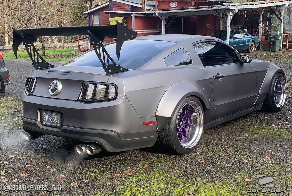 2010-2014 Ford Mustang Duraflex Circuit Wide Body Kit - 4 Piece