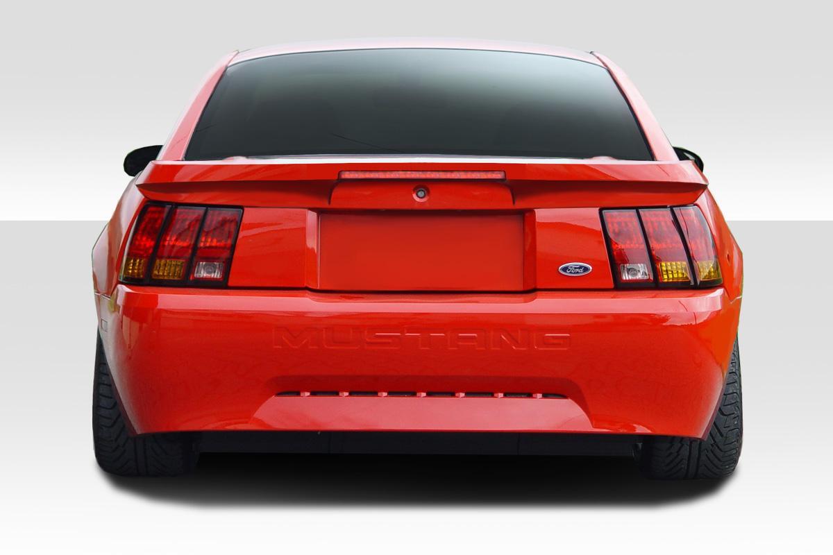 Duraflex Colt rear wing for 1999-2004 Ford Mustang, aerodynamic car wing shown on a white background.