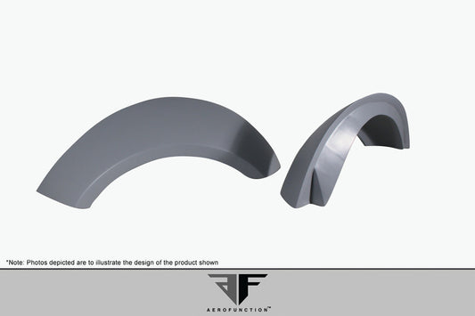 2008-2013 BMW M3 E92 2DR Coupe AF-5 Wide Body Rear Fender Flares ( GFK ) - 2 Piece