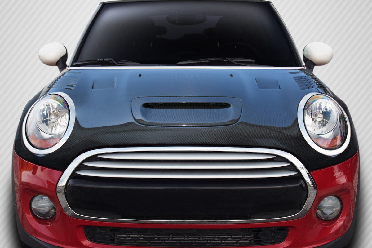 2014-2024 Mini Cooper S F55 F56 F57 Carbon Creations DriTech Racer Hood - 1 Piece