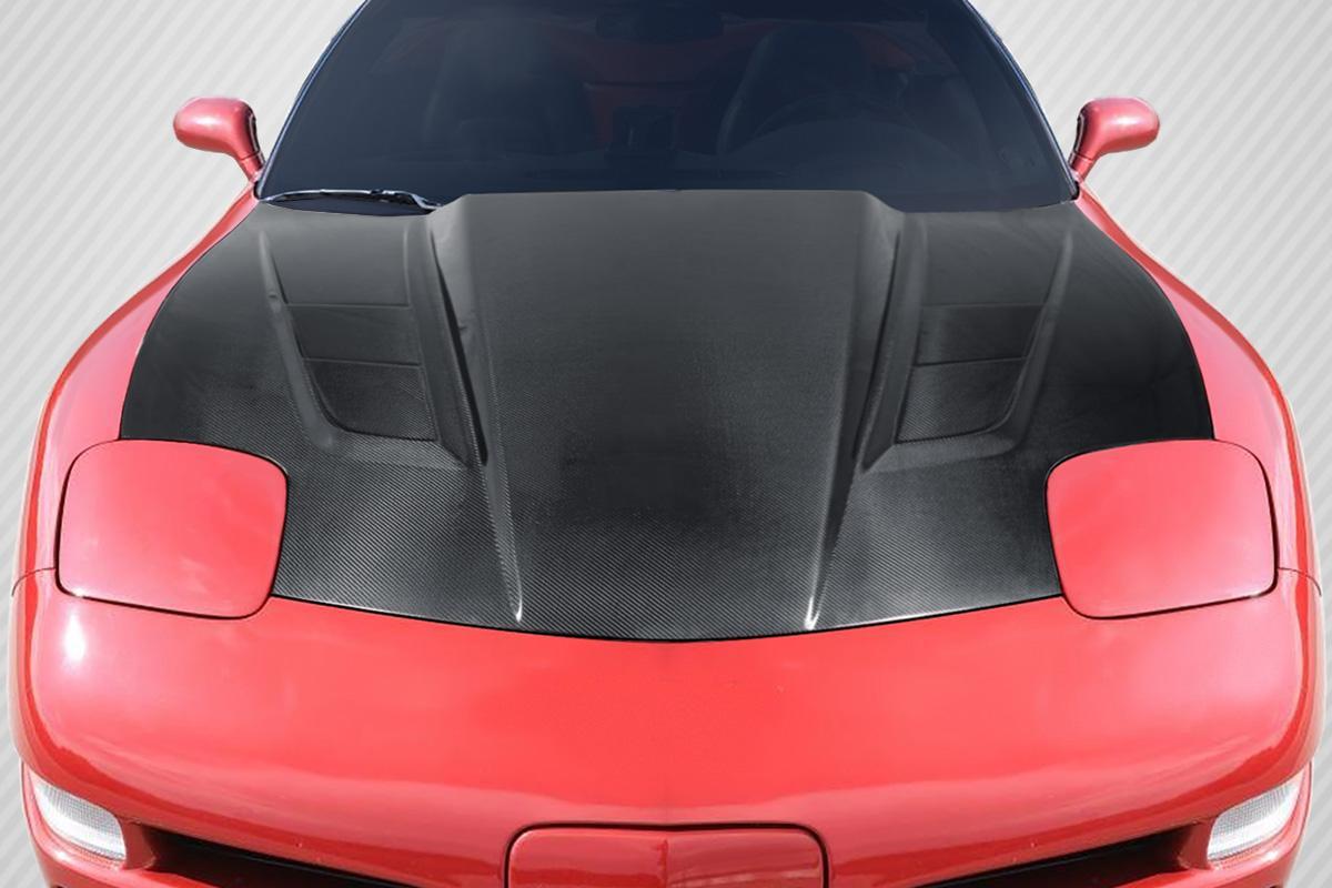 1997-2004 Chevrolet Corvette Carbon Creations H Design Carbon Fiber Hood
