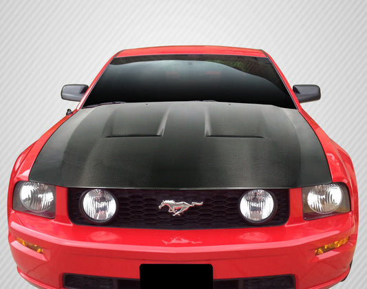 2005-2009 Ford Mustang Carbon Creations CVX Carbon Fiber Hood